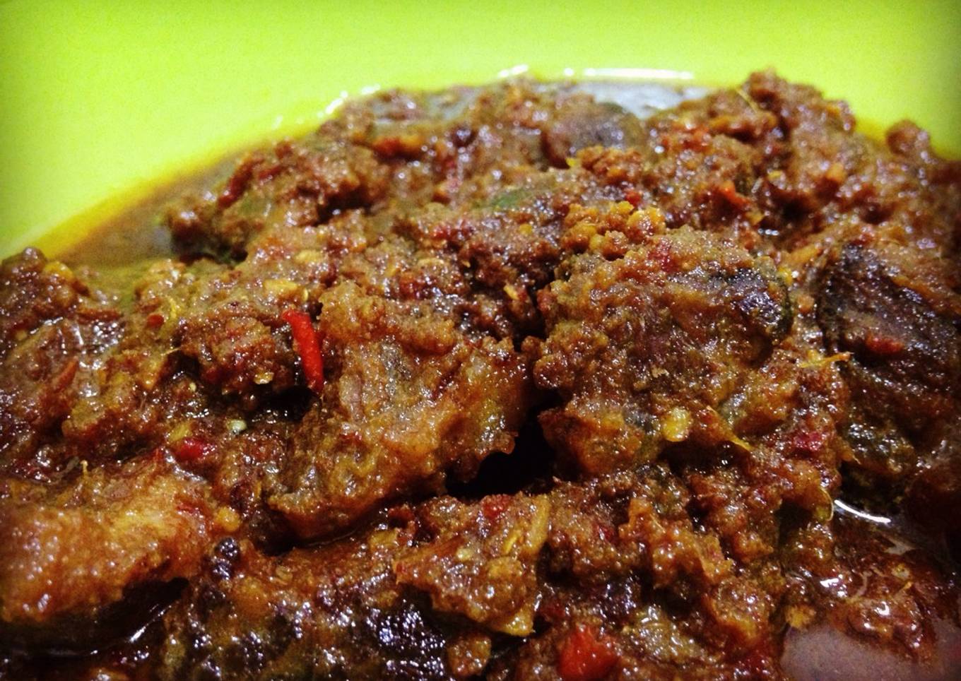 Bagaimana Menyiapkan Rendang Daging Sapi, Enak