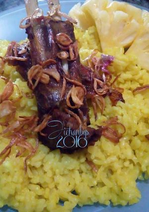 Foto resep Nasi Mandhi daging kambing praktis