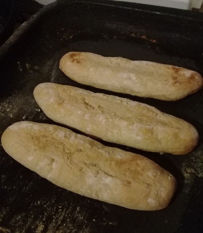 Una foto de Pan mini baguette