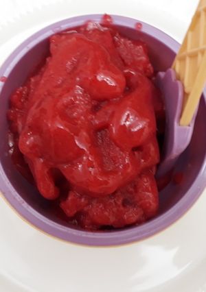 A picture of Strawberry ice cream.