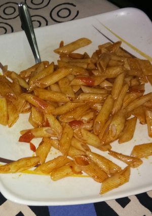 A picture of Masala pasta.
