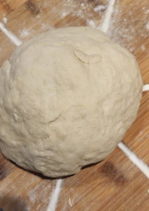 A picture of No-rise dough.