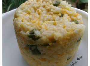 Foto resep MPASI 1Y+ Nasi Tim Telur Keju