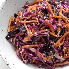 A picture of Red Cabbage, Carrot & Nori ‘Namul’.