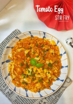 Gambar Tomato Egg stir fry