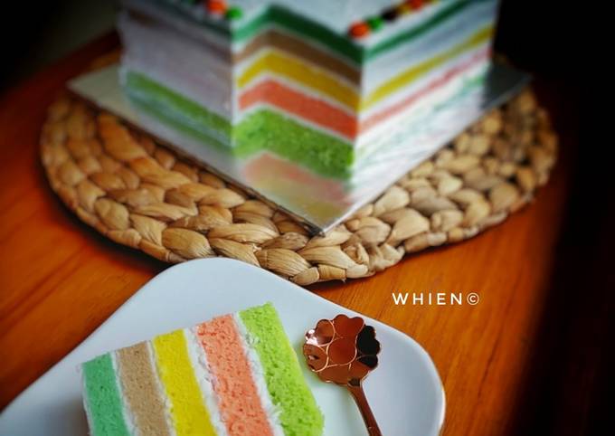 Rainbow Cake Kukus