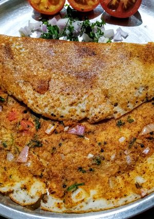 A picture of Hydrabadi masala dosa.