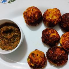 A picture of Corn Cutlet in Appam Maker.