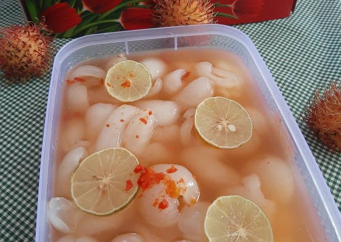 Cara Masakan Resep Asinan rambutan