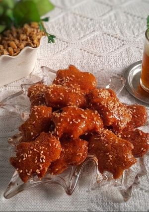 صورة لوصفة حلوة معسلة بالسميد