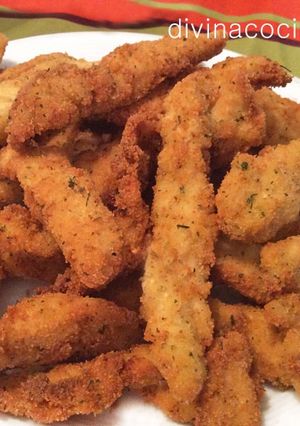 Una foto de Fingers de pollo
