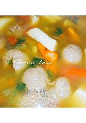 Foto resep Bakso + tahu janda