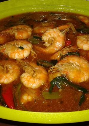 Foto resep Udang Kangkung Saus Tiram