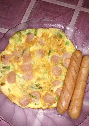 Foto resep Omelette soju (sosis keju)