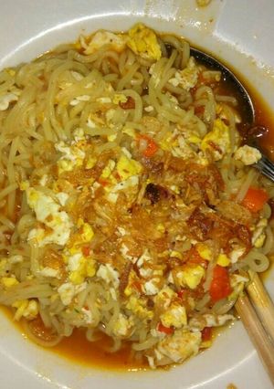 Foto resep Mie nyemek simple
