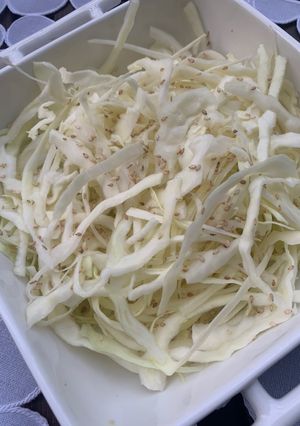 Une photo de Choux blanc sauce asiatique