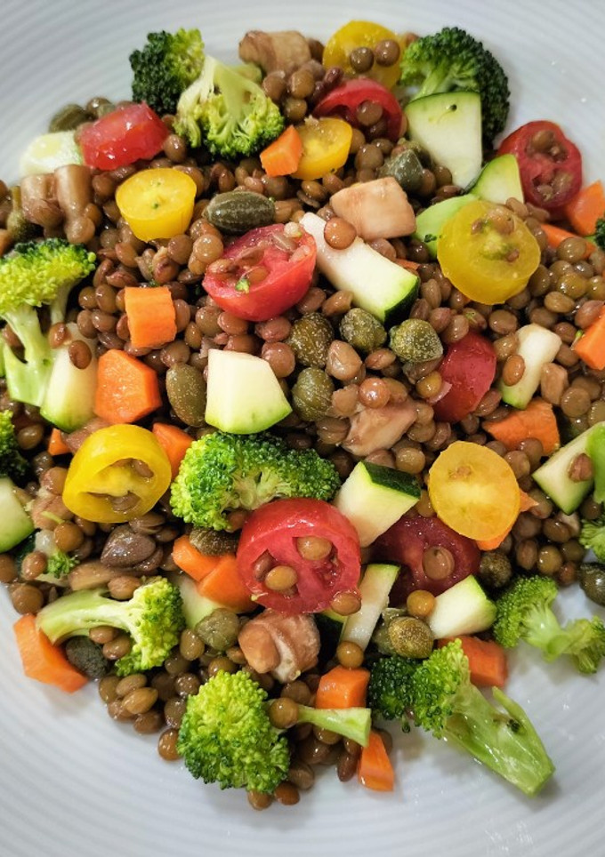 Una foto de Lentejas veganas