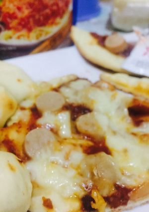 Foto resep Pizza eggless ala manda JJ