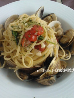 白酒蛤蜊義大利麵 的食譜成品照片