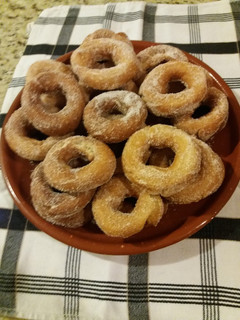 Una foto de Rosquillas sabor a naranja (😋)