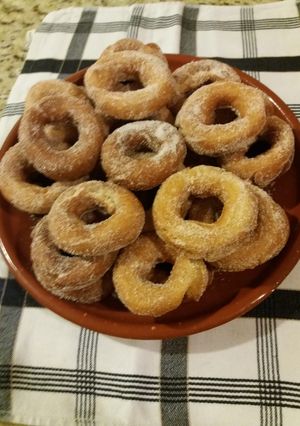 Una foto de Rosquillas sabor a naranja (😋)