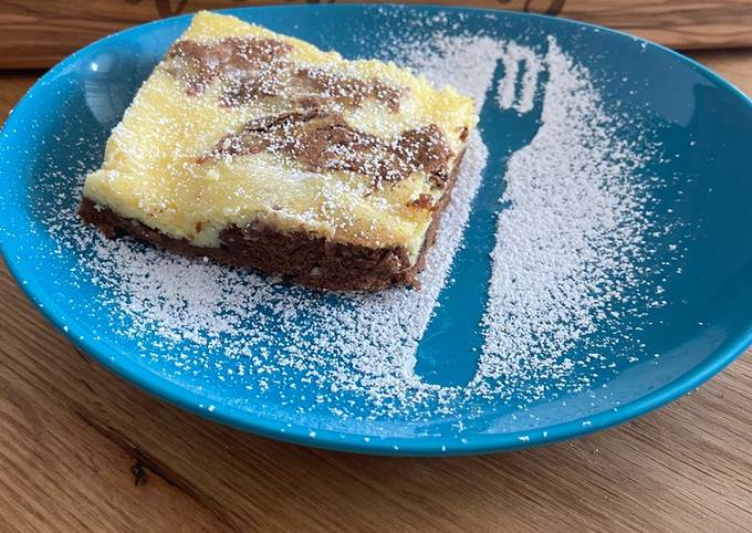 Brownie- Schoko- Käsekuchen