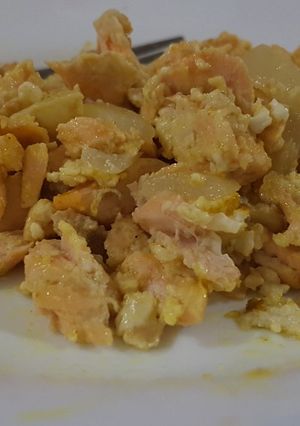 Foto principal de Revuelto de Salmón al vapor Ximénez