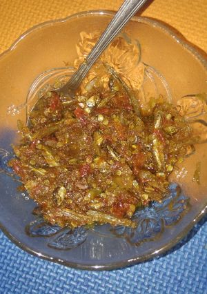 Foto resep Sambal teri pedas