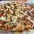 Pizza casera atún queso de Cabra mitad jamón York