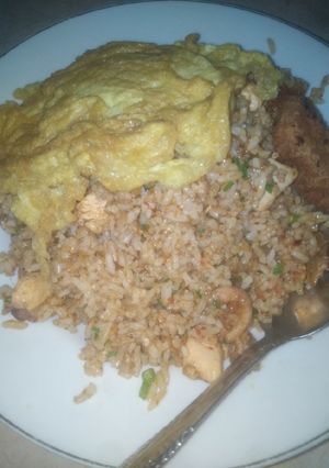 Foto resep Nasi goreng rendang