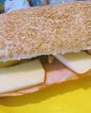 Chapata de jamón y manzana 🥪🍎