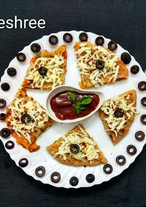 A picture of Cheese Wheat Pizza Paratha.