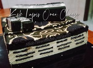 Gambar Kek lapis oreo cheese