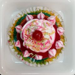 A picture of Rainbow Marbled Muffin.