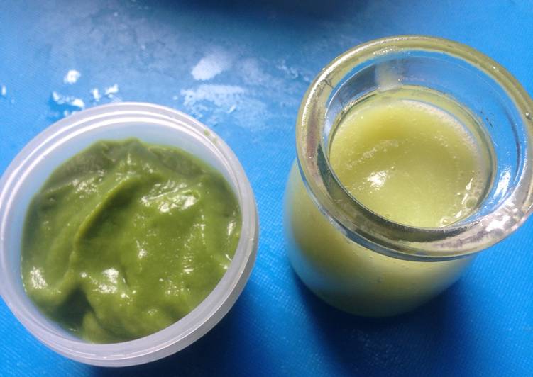 Resep Mpasi+ Puree Brokoli &amp; Buncis Lezat