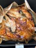 Grilled Salmon Head with Soy Sauce