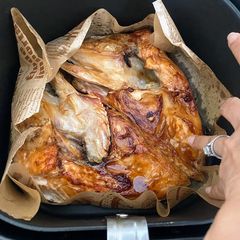 Grilled Salmon Head with Soy Sauce A picture of Grilled Salmon Head with Soy Sauce.