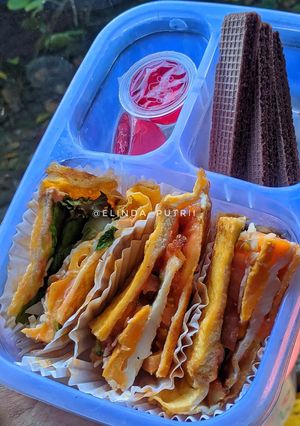 Foto resep Bekal anak sekolah (Toast isi telur ceplok)
