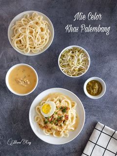 Foto resep Mie Celor khas Palembang versi No Santan