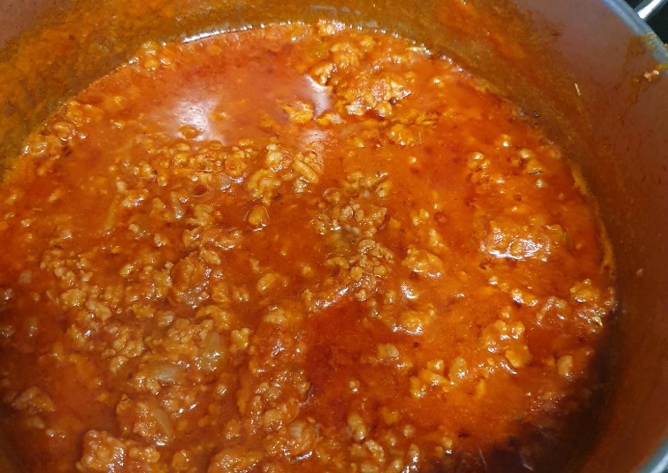 Ragú de carne a la boloñesa