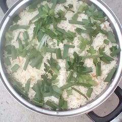 A picture of Spring onion & parsley Rice.