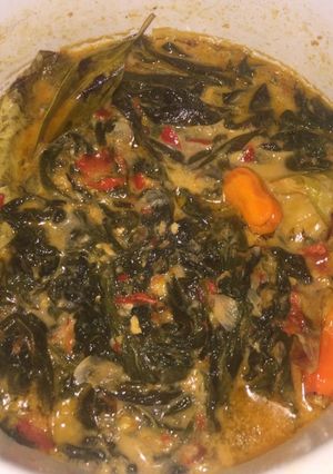 Foto resep Gulai daun singkong