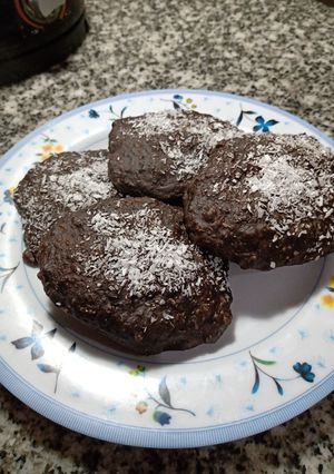 Una foto de Cookies de coco-late saludables