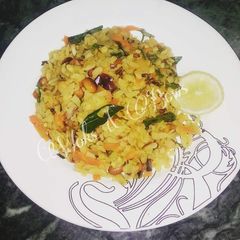 A picture of Poha Upma.