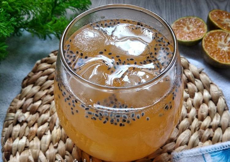 Resep Es Jeruk Sirup Jahe Anti Gagal