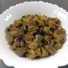 A picture of Punjabi bhindi.