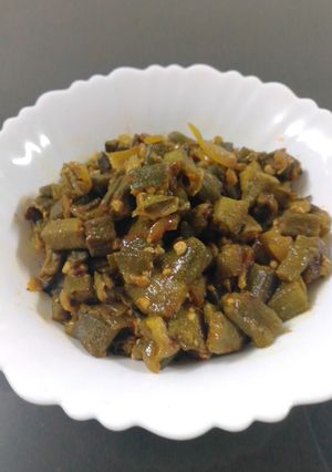 A picture of Punjabi bhindi.