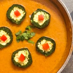A picture of Palak kofta curry #greenveg.