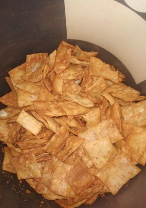 Foto resep Keripik pangsit pedas