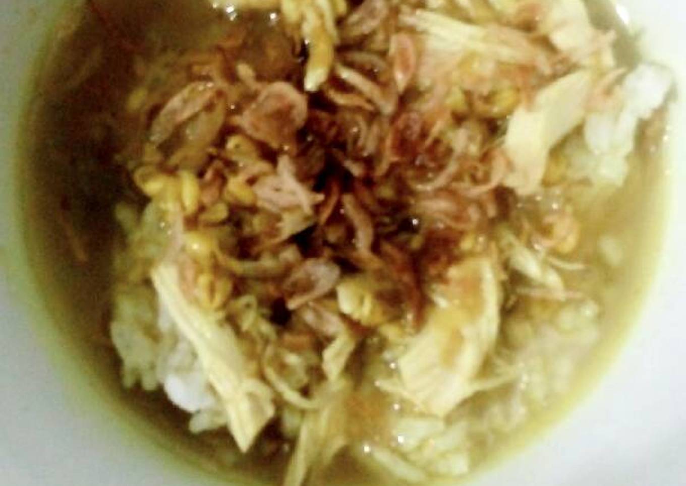 Soto ayam, isi sederhana